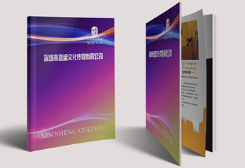 《鑫盛文化》傳媒行業(yè)畫冊設計
