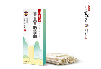 食品包裝-張爺爺手工空心掛面包裝盒設(shè)計(jì)