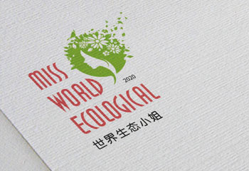 世界生態(tài)小姐LOGO設計
